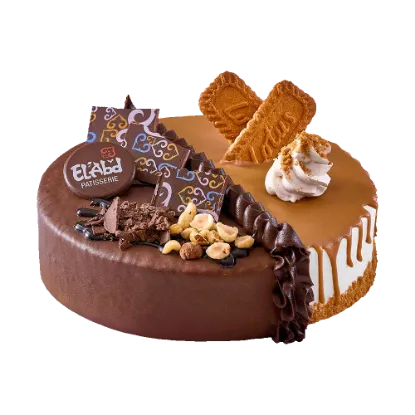 Lotus Chocolate Cake 20 cm - تورته لوتس و شوكولاته 20 سم