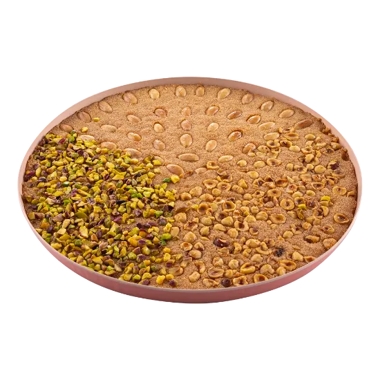Nuts Basbousa Format Platter – Small - طبق فورمة بسبوسة مكسرات - صغير