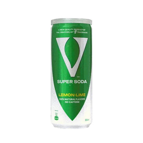 V7 Lemon Sparkling Drink - 300ml - مشروب غازي ڤي سفن بالليمون - 300 مل